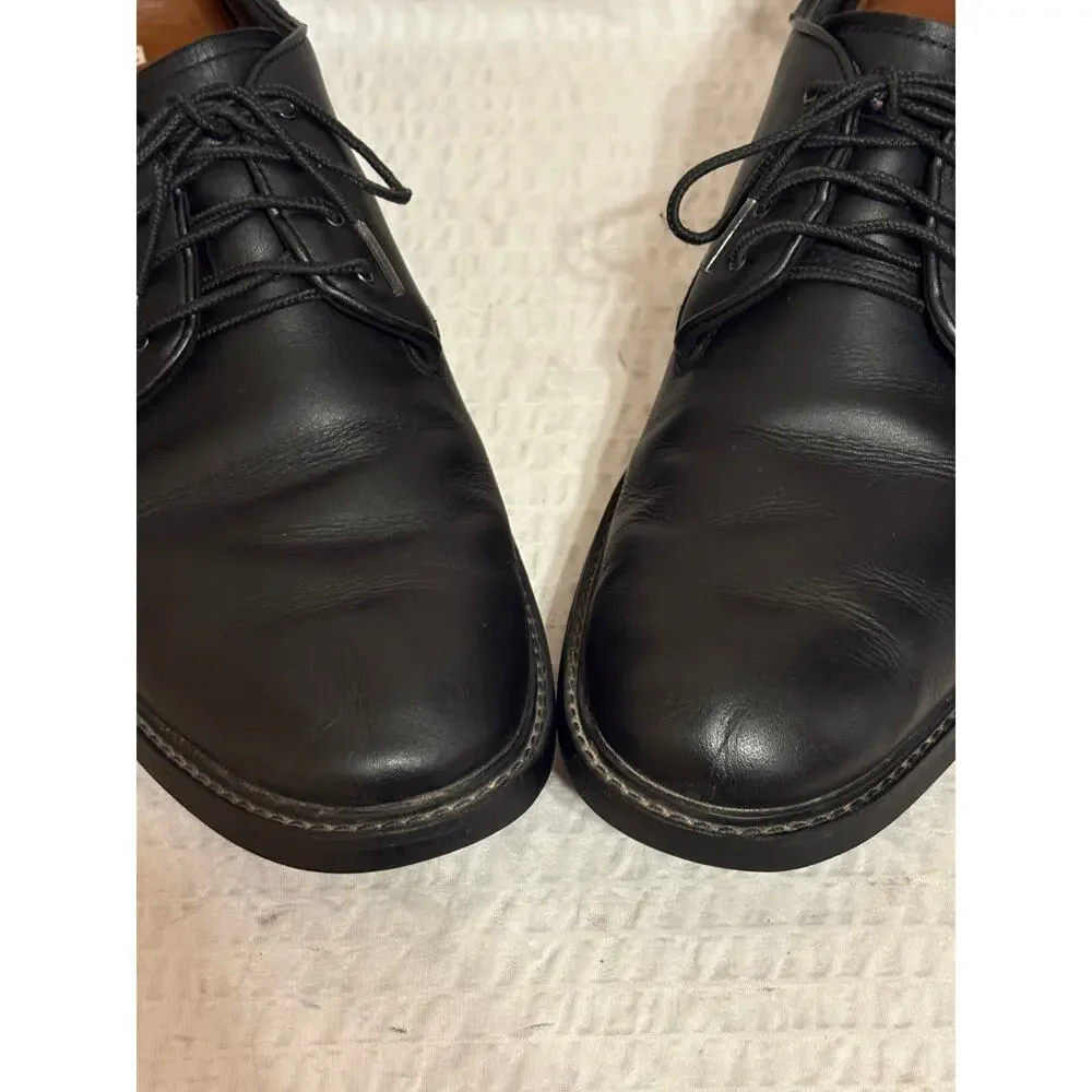 Timberland 5549R Waterproof Black Leather Oxfords Lug Sole Men’s Size 10